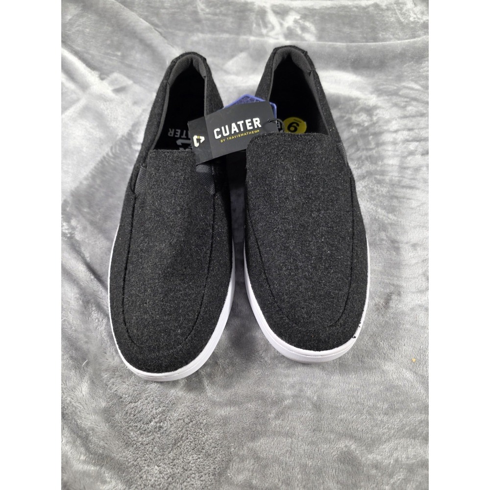 Cuater by Travis‎ Mathew Phenom Slip-On Wool Shoes Charcoal Men's Size 9 NWOB